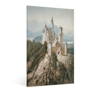 Art Poster Adolf Hitler Neuschwanstein Castle Wall Decoration Art Canvas Painting Posters And Prints Wall Art Pictures for Living Room Bedroom Decor